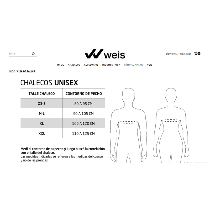 WEIS-CHALECO
