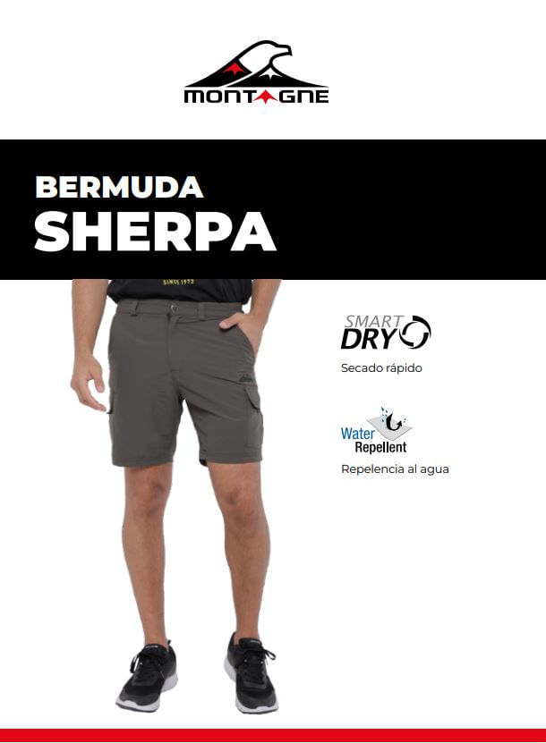 Bermuda de hombre Sherpa