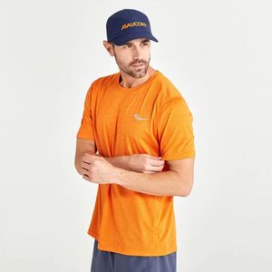 Remera Saucony Stopwatch Orange Hombre